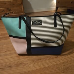 Kate Spade Striped and Color Block Tote